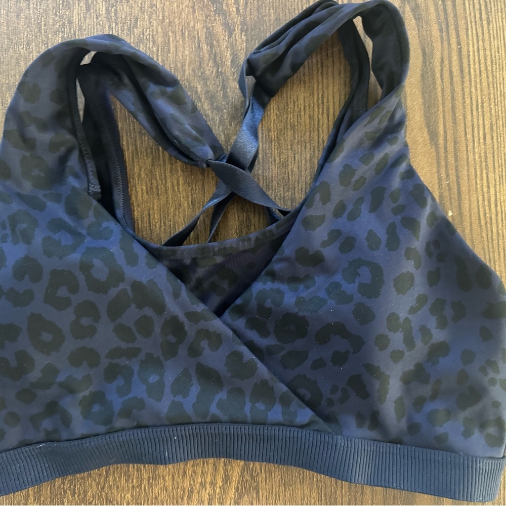 Cheetah nursing sports bra